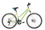 Велосипед 26' хардтейл, рама женская STINGER LATINA D зеленый, диск, 18 ск., 15' 26SHD.LATINAD.15GN1